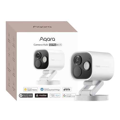 Aqara Camera Hub G5 Pro (Wi-Fi, White) β 2.8K Outdoor AI Camera + Zigbee Hub