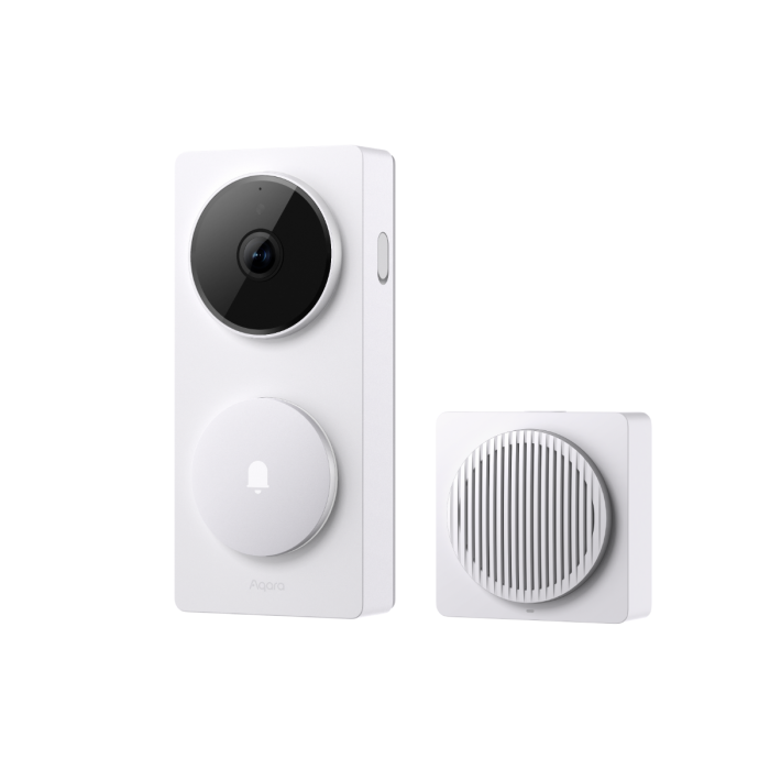 Aqara Doorbell Camera Hub G410 β 2K Video Doorbell with Matter Hub, mmWave Radar & Face Recognition (White)