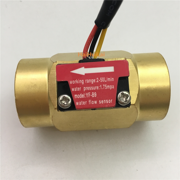 YF-B9 Water Flow Sensor (¾" BSP, 2–50 L/min)