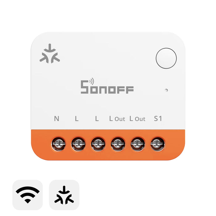 SONOFF MINI ONE -- Matter WiFi Smart Switch, 16A, Detach Relay, Local Web Console (MINI-1GS)