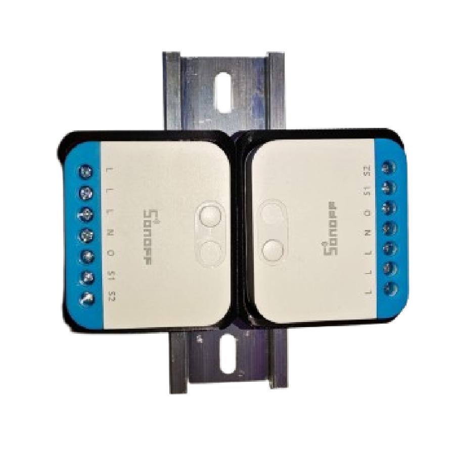 Dual DIN Rail Mount for SONOFF MINI-DIM & MINI-ZBDIM | 3D Printed SA