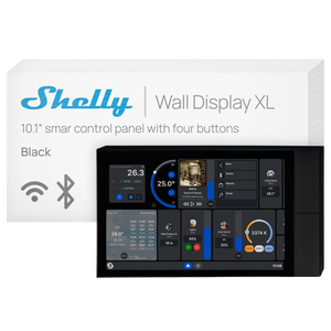 Shelly Wall Display XL โ 10.1" Smart Home Control Panel (Black)