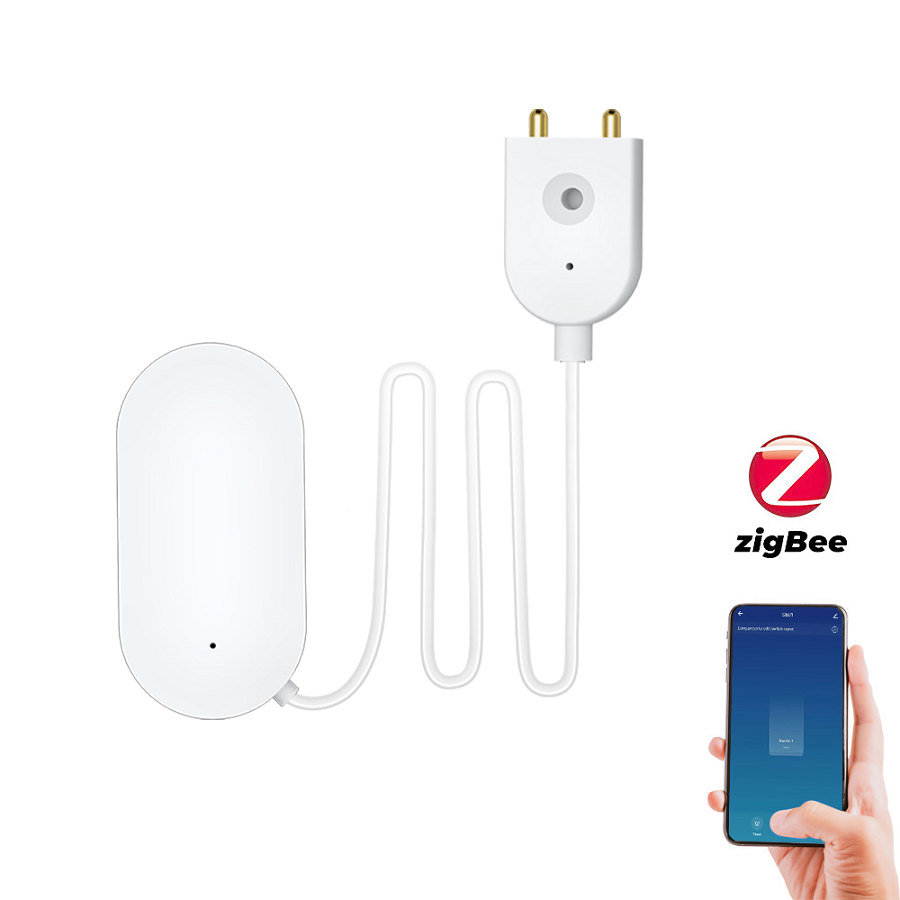 Tuya Zigbee Zonne-zonlicht En Regenwatersensor 2 In 1 Regenval Zonneschijn Weerdetectiesensor Voor Thuis Smart Life