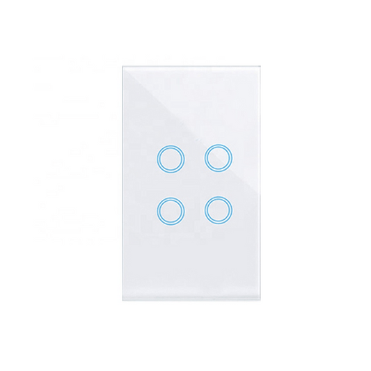 Ewelink WiFi Smart Touch Switch-L-US - White (NO NEUTRAL REQUIRED) (EWelink APP)