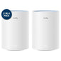 Cudy Dual Band WiFi 5 1200Mbps Fast Ethernet Mesh 2 Pack | M1200 (2-Pack)