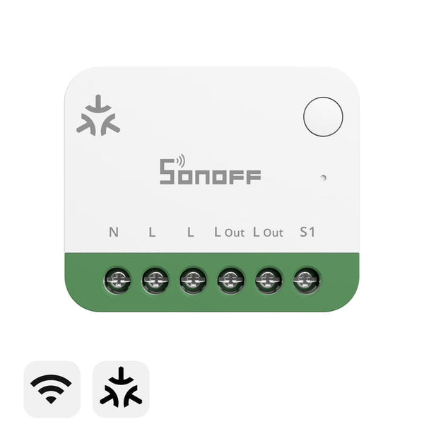 SONOFF MINI ONE PM -- Matter WiFi Smart Switch with Power Metering, 16A (MINI-1GSP)