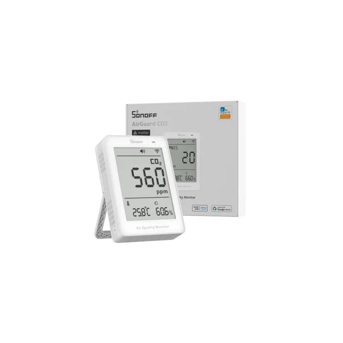 SONOFF AirGuard CO₂ Matter Air Quality Monitor (SAWF-08P)