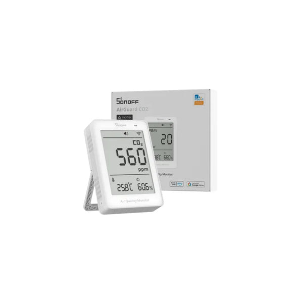 SONOFF AirGuard CO₂ Matter Air Quality Monitor (SAWF-08P)