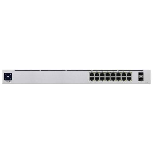 Ubiquiti UniFi Switch 16 Port Gigabit 8PoE 42W 2SFP | USW-16-POE