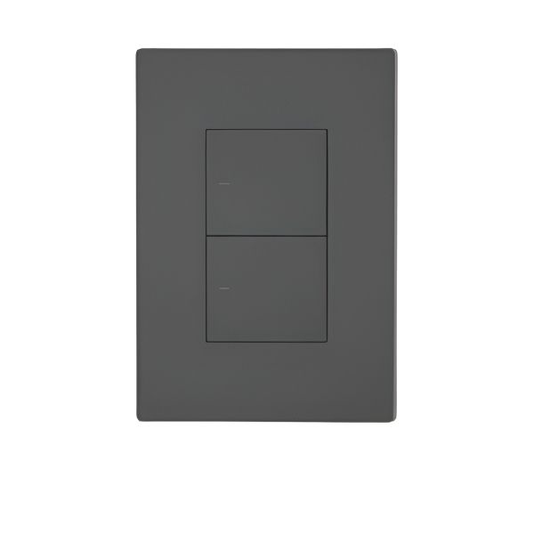 SONOFF M5 SwitchMan WiFi Wall Switch — 2 Gang Dark Grey (Matter)