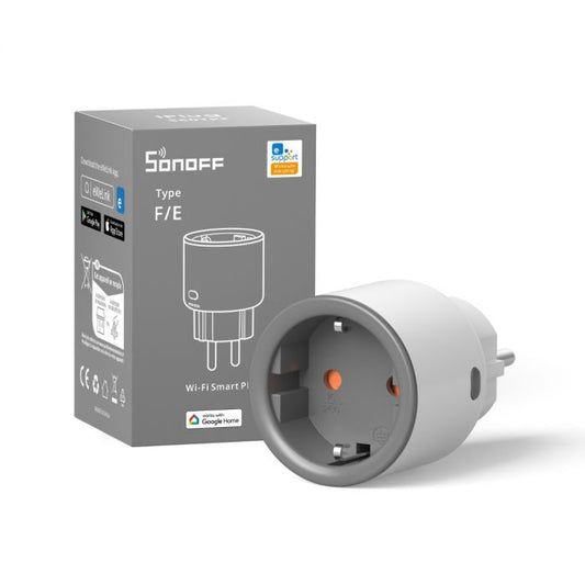 SONOFF S60 Wi-Fi Smart Plug (EU Type-F)