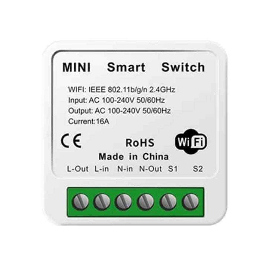Smart Switch Basic 16A 3.6KW | Mini Module | WiFi Tuya Smart Life