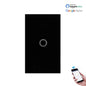 EACHEN WiFi Smart Touch Switch-L-US - Black (NO NEUTRAL REQUIRED) (EWelink APP)