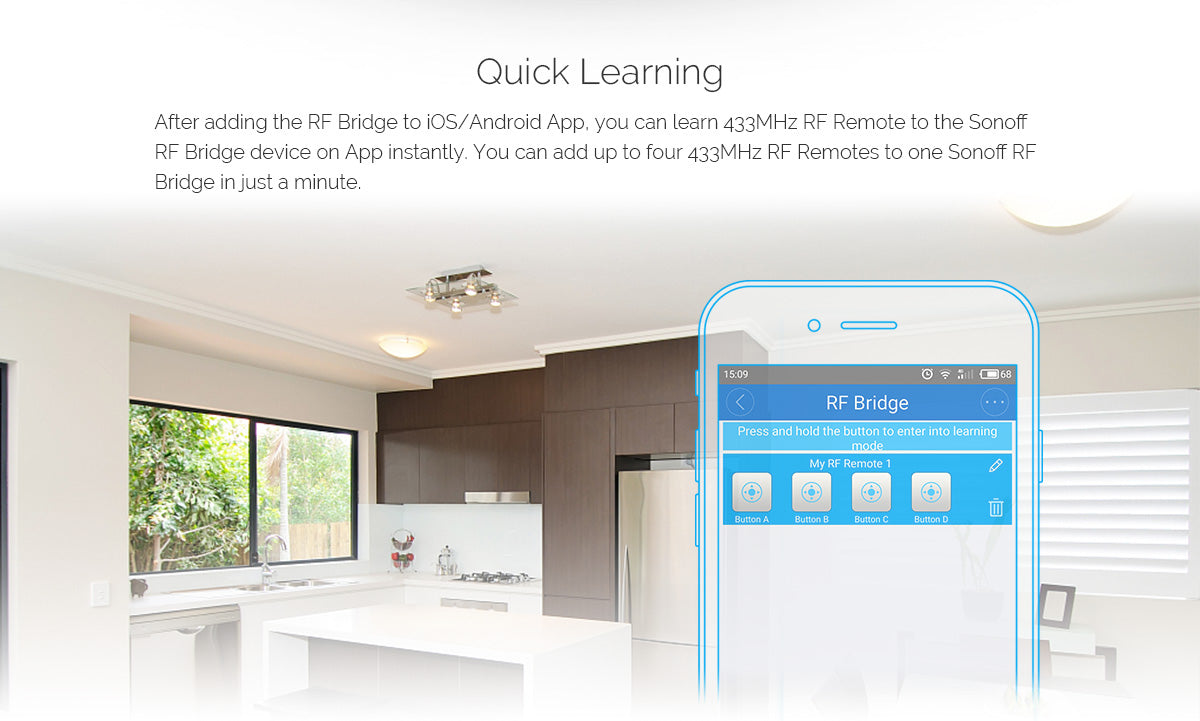 Sonoff Wifi/Rf bridge Refurbished