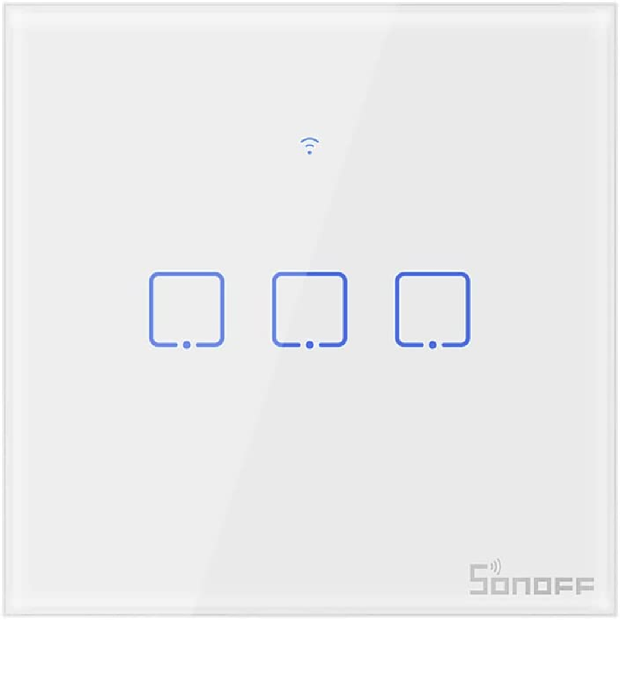 SONOFF TX Series wall faceplate