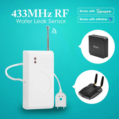 EACHEN Water Leak Sensor 433MHz RF-WT