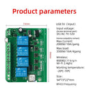 eWelink ST-DC4 — WiFi + RF 4-Channel Inching / Self-Locking / Interlock Relay Module