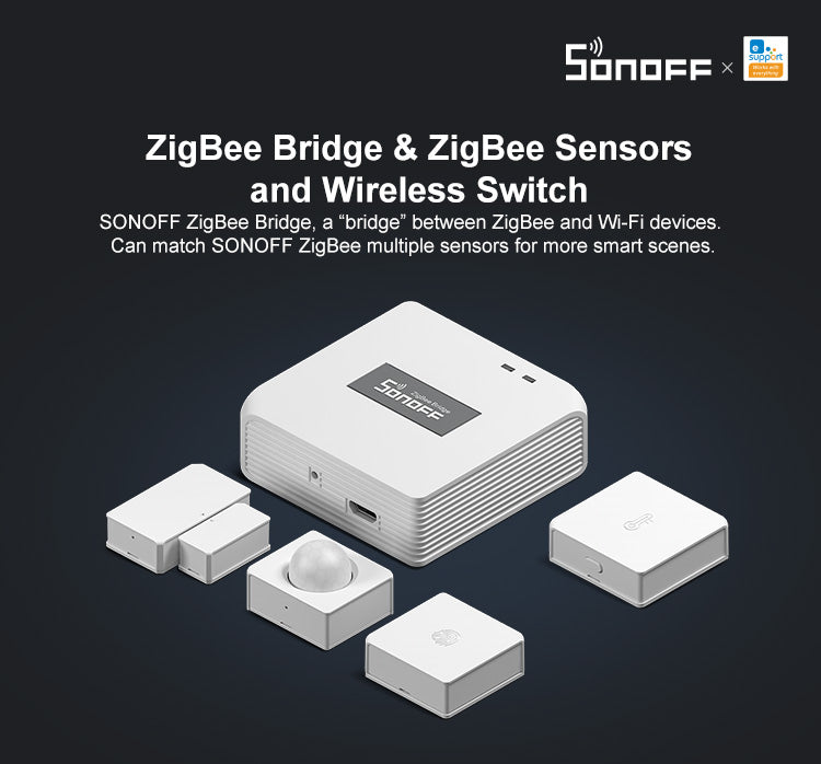 SONOFF ZB Bridge-P Zigbee 3.0 Gateway HUB WiFi Smart Home Bridge Remote  Control Support Smart Scene Works With Alexa Google Home