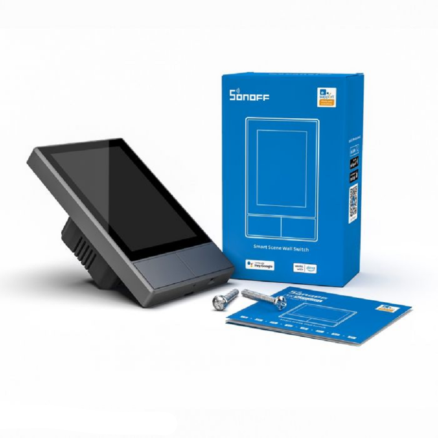 SONOFF NSPanel Smart Home Control Panel — Dark Grey