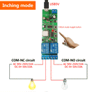 eWelink ST-DC2 — WiFi 2-Channel Inching / Self-Locking / Interlock Relay Module