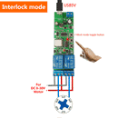 eWelink ST-DC2 — WiFi 2-Channel Inching / Self-Locking / Interlock Relay Module